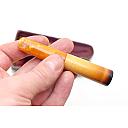 ​Antique Beautiful French Meerschaum amber W.Krebs mouthpiece cigar holder - 4 small