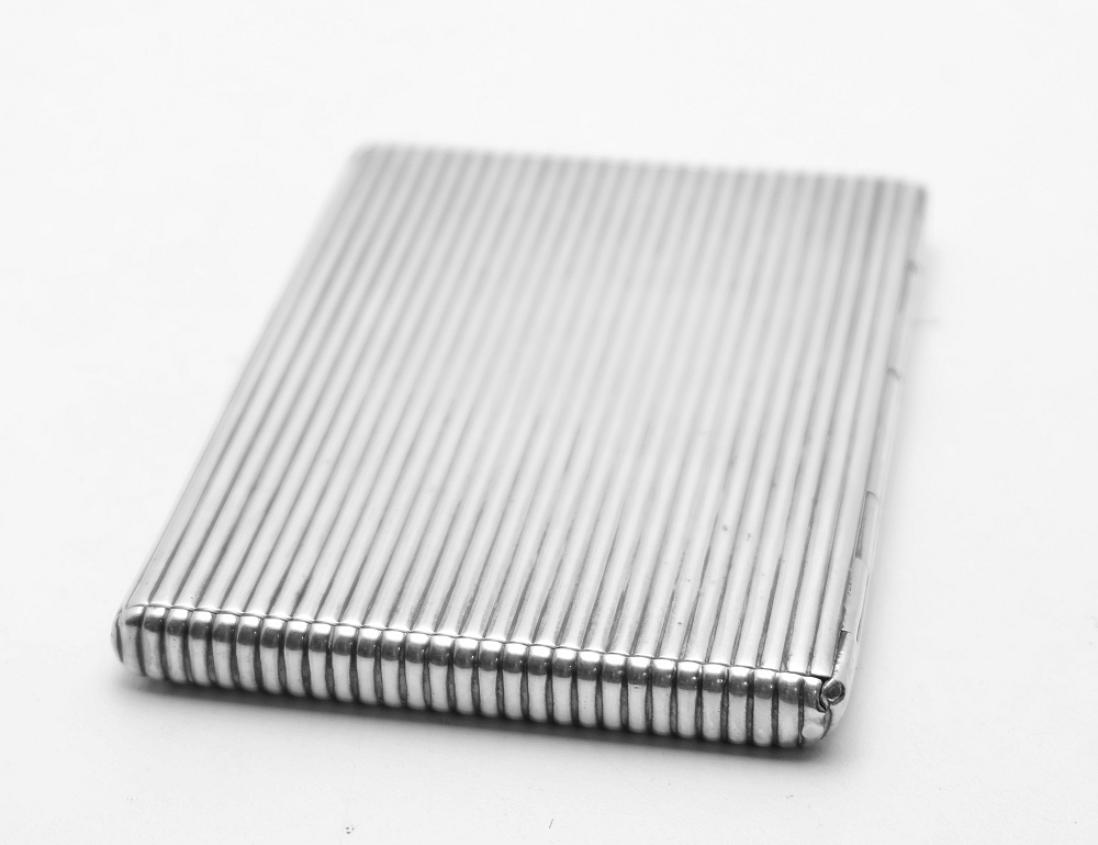 ​Cartier Sterling Silver 925 Cigarette Case Art Deco Beautiful and Rare! - 9