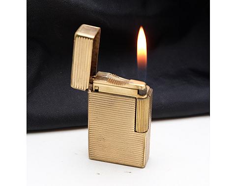 ​Dupont Line 1 Gas Lighter 20mk Gold Plated Works good!