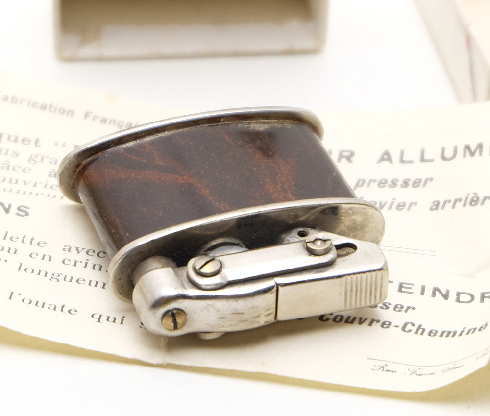 ​R.C Paris Petrol Lighter 1930s With box and instruction - 2