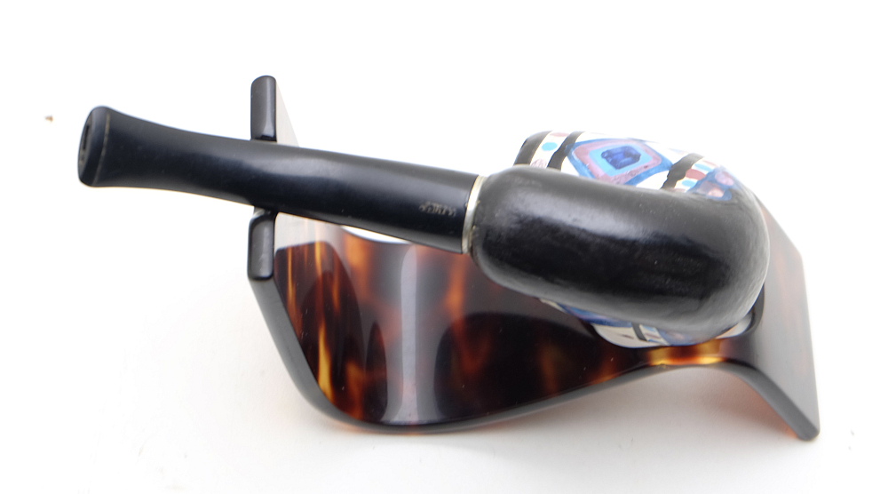 Nice Unsmoked French Ceramic Tobacco Smoking Pipe - 5