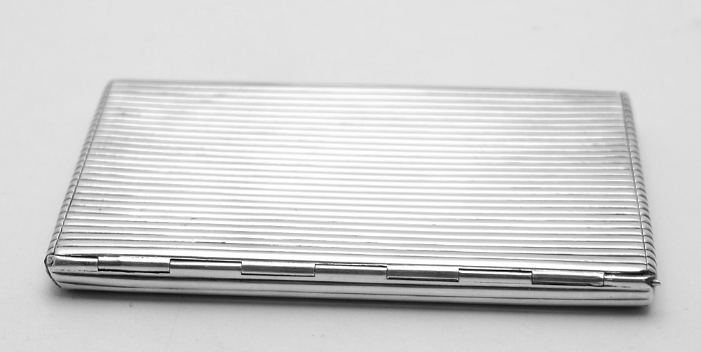 ​Cartier Sterling Silver 925 Cigarette Case Art Deco Beautiful and Rare! - 8