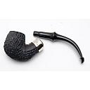 ​Silver Match Montreal Bent Billiard Vintage Smoking Pipe Restored! - 7 small