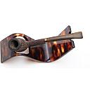 ​Dr Plumb Super Gold Plated Ring French Smoking Pipe Vintage - 3 small