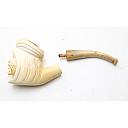 Turkish Meerschaum Pipe With Case Sultan Head - 7 small