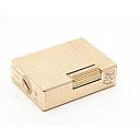 ​Dupont Line 1 Gas Lighter 20mk Gold Plated Works good! Fully Serviced! - 2 small