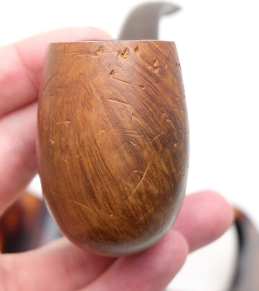 ​J.Waille Lumel Amiral Vieille Bruyere Straight Grain France Smoking Pipe Vintage - 6