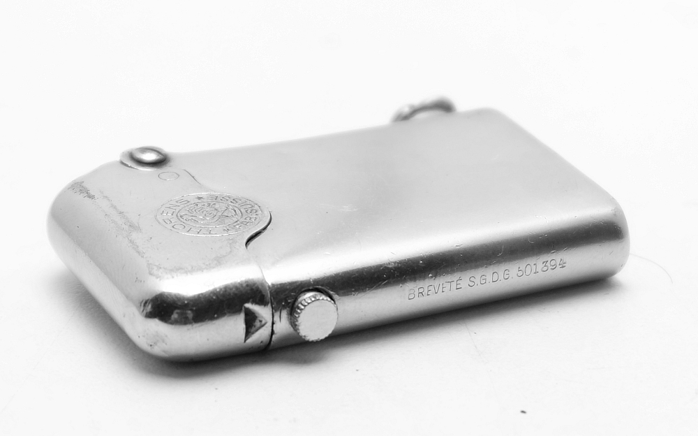 Thorens Automatic Lighter 1920S Swiss Made Brevete Works good! - 7