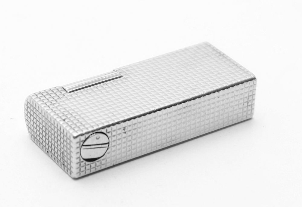 ​Dunhill Aldunil Paris Gas Lighter Solid Silver and Gold Plated Fully serviced! - 5