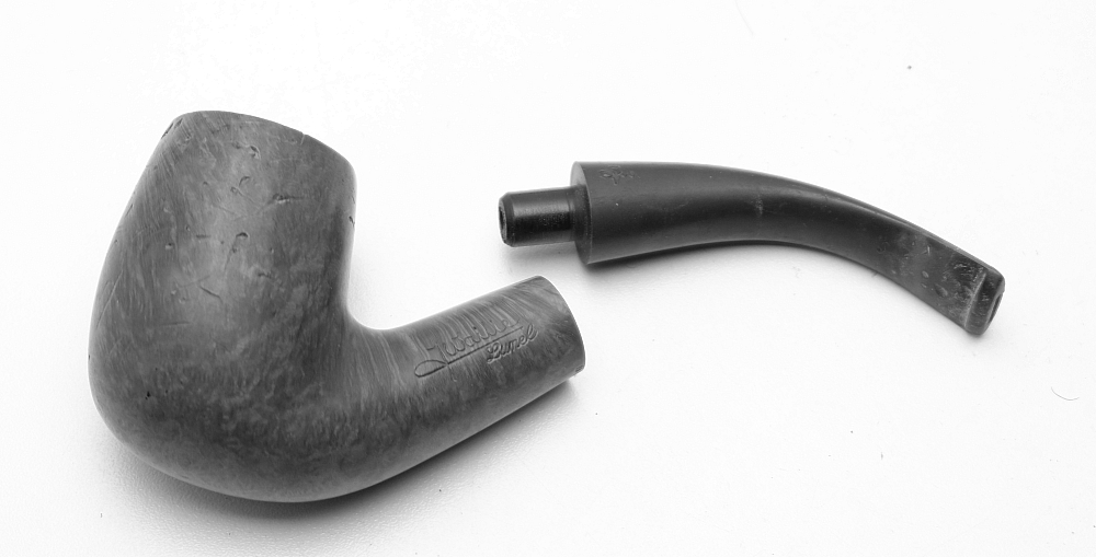 ​J.Waille Lumel Amiral Vieille Bruyere Straight Grain France Smoking Pipe Vintage - 8