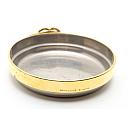 ​Hermes Set Solid Silver Lighter and Metal Gold Plated Ashtray 1960s - 6 small