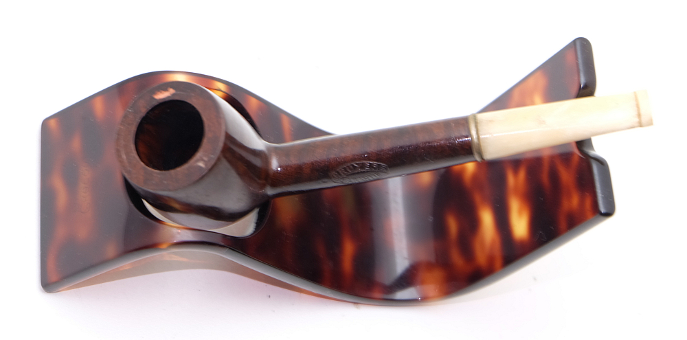 ​Vintage Smoking Tobacco Pipe Bruyere Garantie Horn Stem - 3