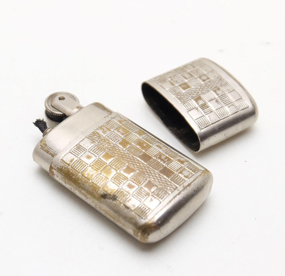​Vintage Petrol Lighter Paris Made in France 1940-1950s Works great! - 7