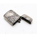 Solid Silver Antique French Matchbox Case Rare! - 4 small