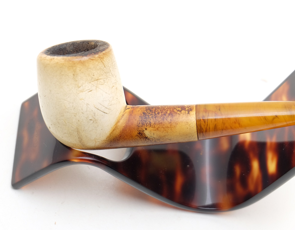 ​​Antique Meerschaum Billiard Vintage Smoking Pipe - 2
