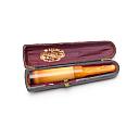 ​Antique Beautiful French Meerschaum amber W.Krebs mouthpiece cigar holder - 1 small