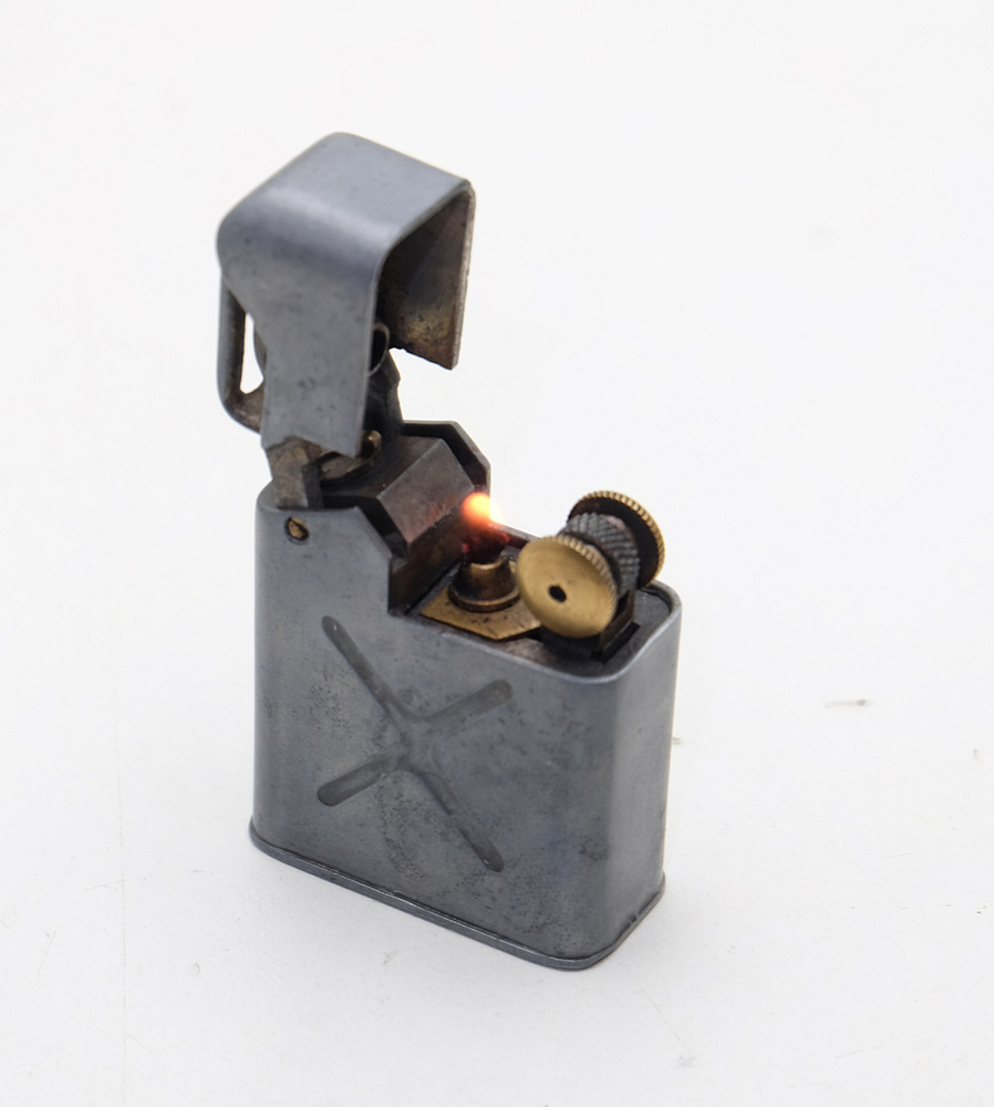 Clodion ​Jerrican Petrol Lighter 1940-1950S France Depose Extremelly Rare - 1