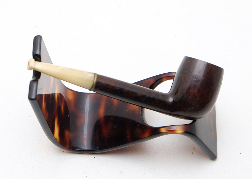​Vintage Smoking Tobacco Pipe Bruyere Garantie Horn Stem - 5