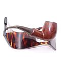 Bruyere Garantie Bent Billiard Smoking Pipe Vintage France - 6 small