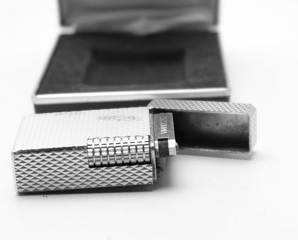 ​Zaima Chatelet Japan Vintage Gas Lighter Works good! Fully Serviced! - 10