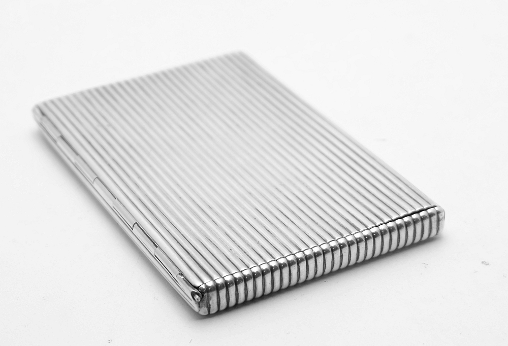 ​Cartier Sterling Silver 925 Cigarette Case Art Deco Beautiful and Rare! - 10