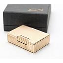 ​Dupont Line 1 Gas Lighter 20mk Gold Plated Works good! With box! Fully Serviced! - 2 small