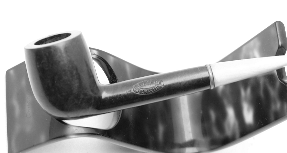 ​Vintage Smoking Tobacco Pipe Bruyere Garantie Horn Stem - 2