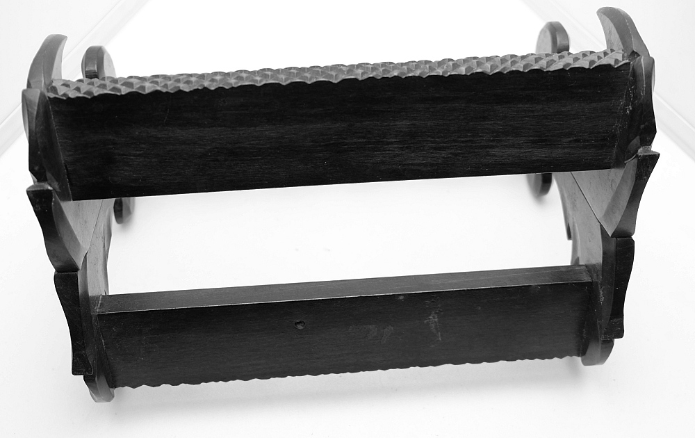 Unbranded Beautiful Wooden Pipe Stand for 10 Pipes Vintage! - 7