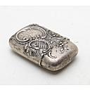 Solid Silver Antique French Matchbox Case Rare! - 5 small