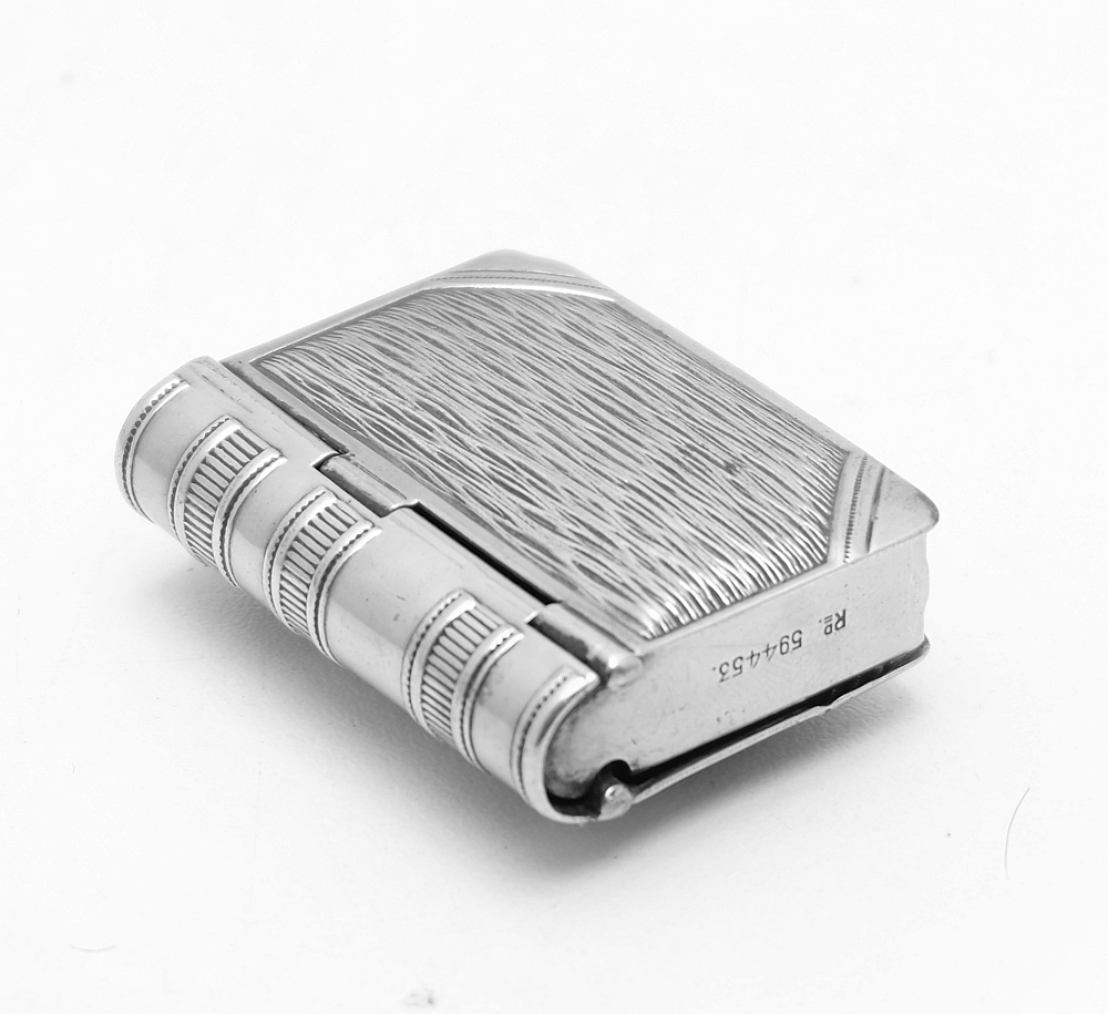 Unbranded Unique Antique Book Matchbox/Coin box Case Rare! - 3