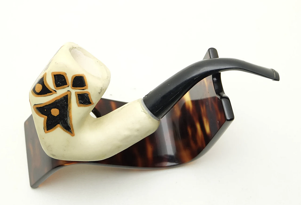 Unsmoked ​French Ceramic Tobacco Smoking Pipe - 1