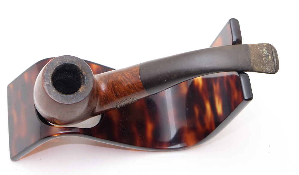 ​Bent Billiard Vintage French Smoking Pipe La Glorieuse Patent 203 - 4