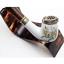 ​Hunter Nice Vintage Smoking Pipe Porcelaine EP Ring - 5 small