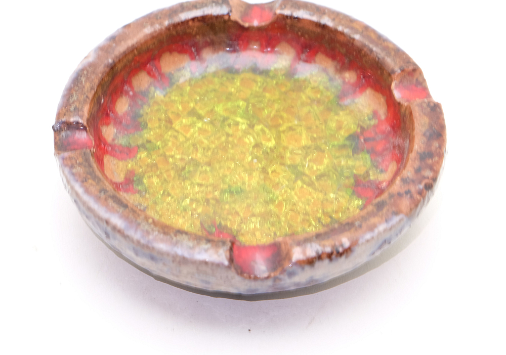 ​Unbranded Ceramic French Ashtray Vintage! - 5