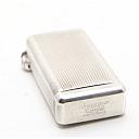 Flaminaire Quercia Grillon Gas Vintage Solid Silver Lighter 1950s Works! - 5 small