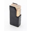 Dunhill Aldunil Paris Gas Lighter Solid Silver and Gold Plated Fully serviced! - 11 small