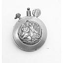 WW1 Round Petrol Lighter By M.Pautot France Works great! Very Rare! - 9 small
