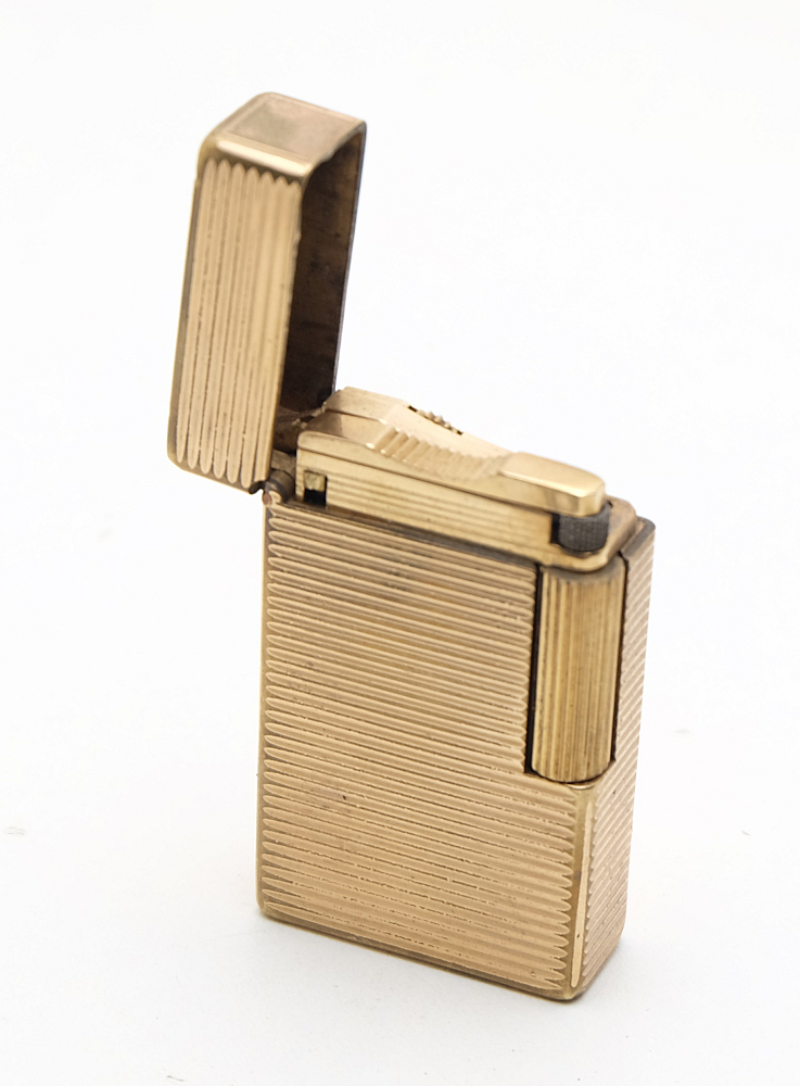 ​Dupont Line 1 Gas Lighter 20mk Gold Plated Works good! - 3