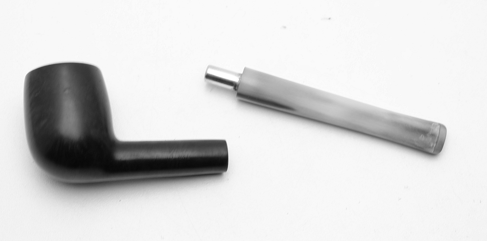 Ropp Grand Luxe 5 Billiard Vintage Smoking Pipe Horn Stem! Restored! - 8