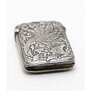 Solid Silver Petrol Matchbox/Lighter France - 8 small