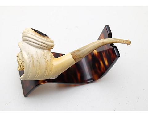 Turkish Meerschaum Pipe With Case Sultan Head 