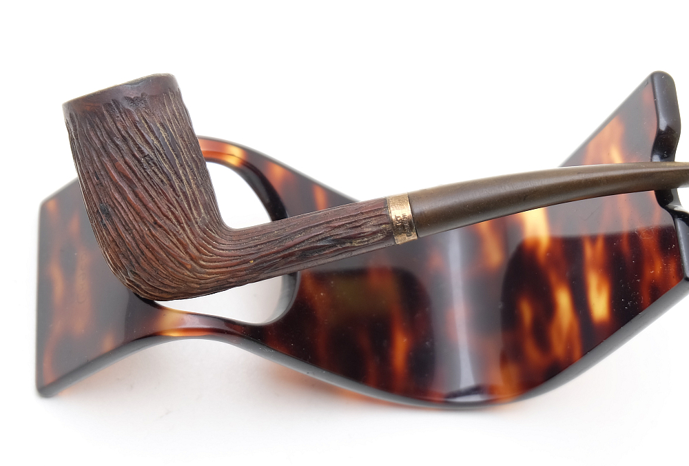 ​Dr Plumb Super Gold Plated Ring French Smoking Pipe Vintage - 2