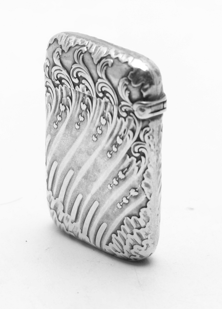 Solid Silver Antique France Matchbox Case Rare! - 3