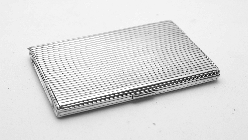 ​Cartier Sterling Silver 925 Cigarette Case Art Deco Beautiful and Rare! - 1