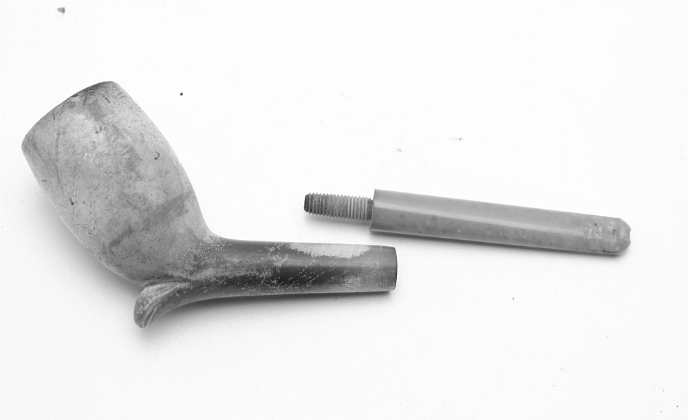 ​Antique Meerschaum French Long Tobacco Smoking Pipe Amber Stem - 8