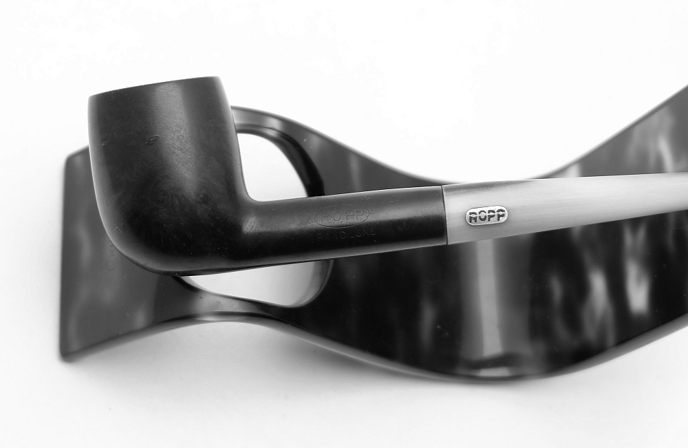 Ropp Grand Luxe 5 Billiard Vintage Smoking Pipe Horn Stem! Restored! - 2