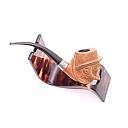 Ma Colombe St.Claude ​Men Head Carved Vintage Smoking Tobacco Pipe - 5 small