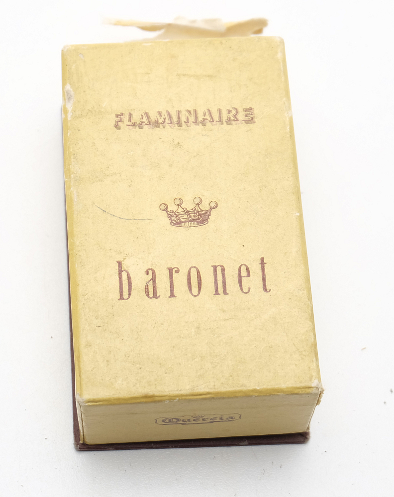 ​Flaminaire Baronet Vintage Table Gas Lighter WITH BOX, WARRANTY CARD Works! - 11
