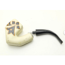 Unsmoked ​French Ceramic Tobacco Smoking Pipe - 5 small