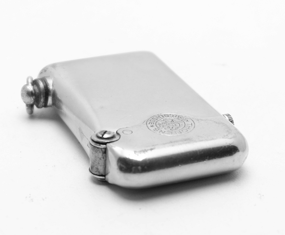 Thorens Automatic Lighter 1920S Swiss Made Brevete Works good! - 6
